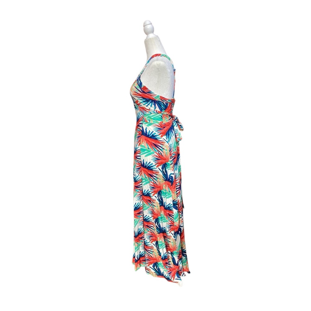 Karina Grimaldi Tropical Print Maxi wrap Dress - Picture 9 of 12